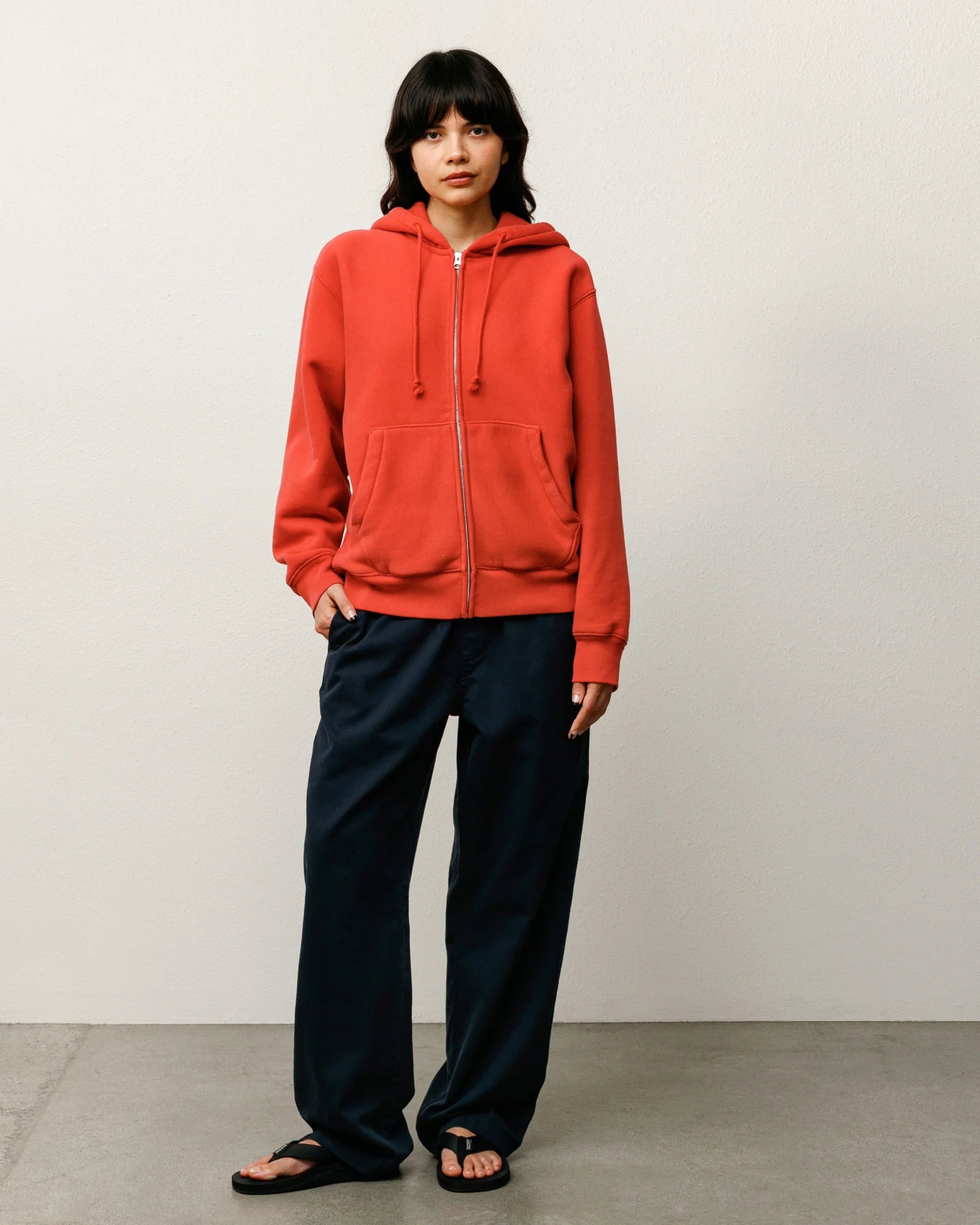 FLEECE ZIP HOODIE