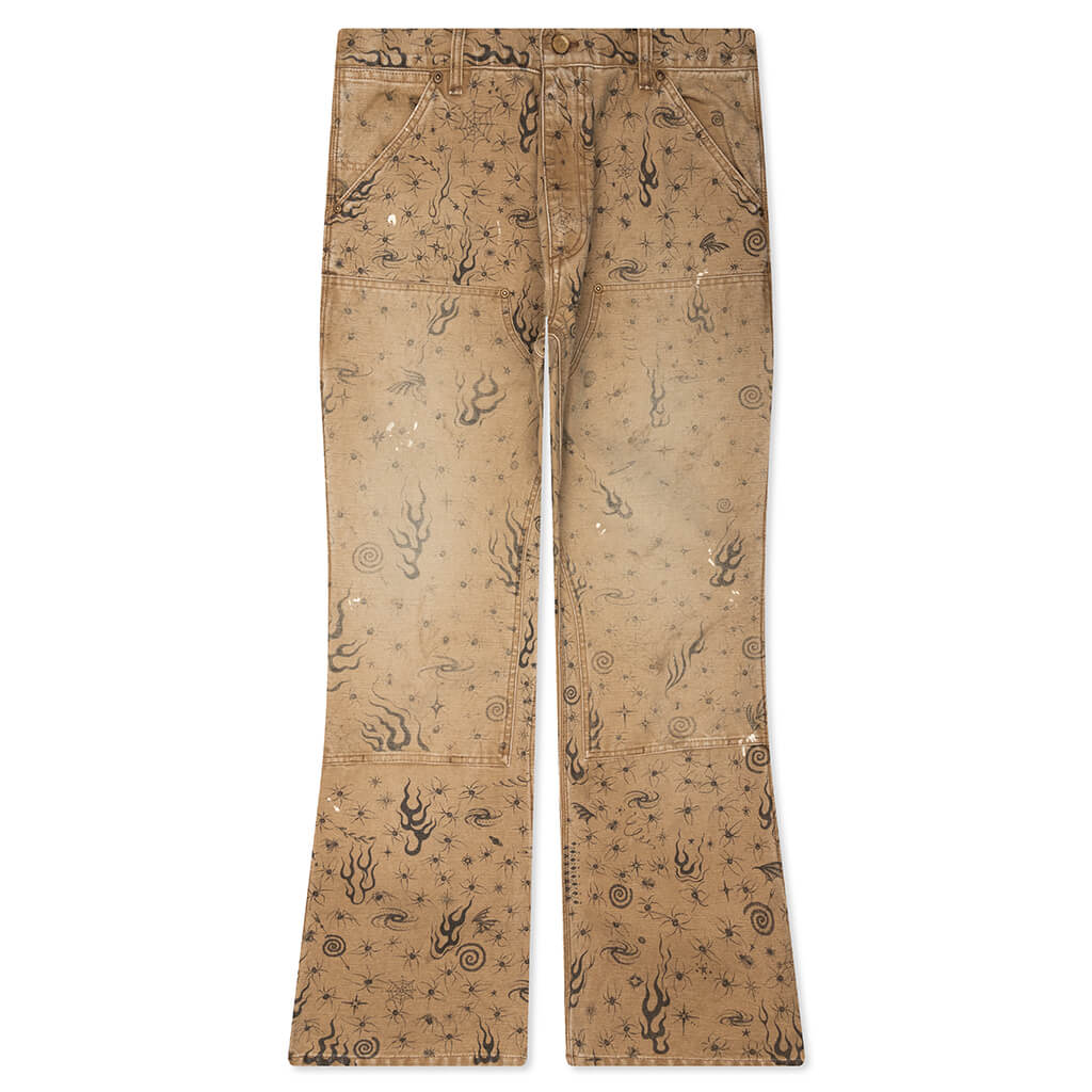 Saint Michael X DrWoo Mx6 Double Knee Pants Beige