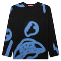 Oversized L S T Shirt Black