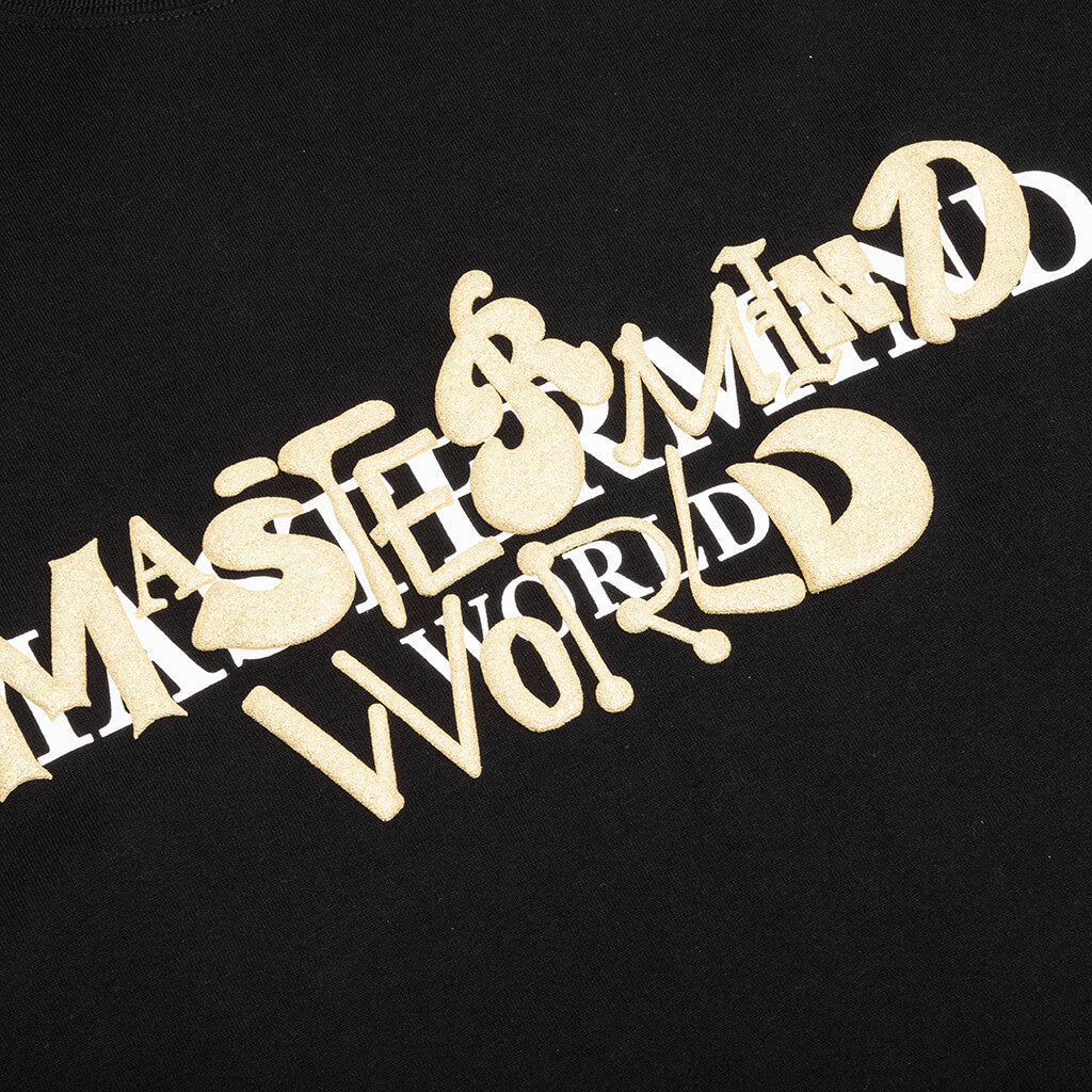 Word Skull T Shirt Black