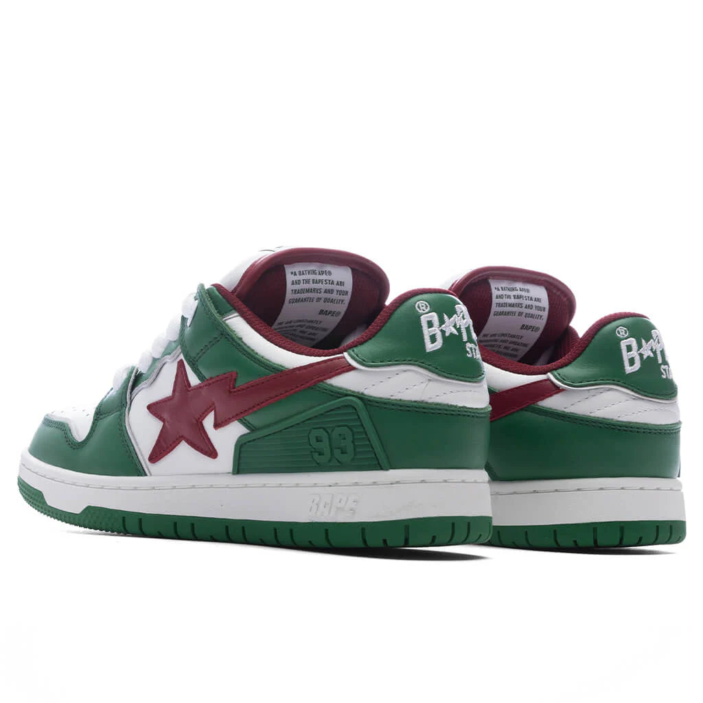 Womens New Bape SK8 STA 1 Green