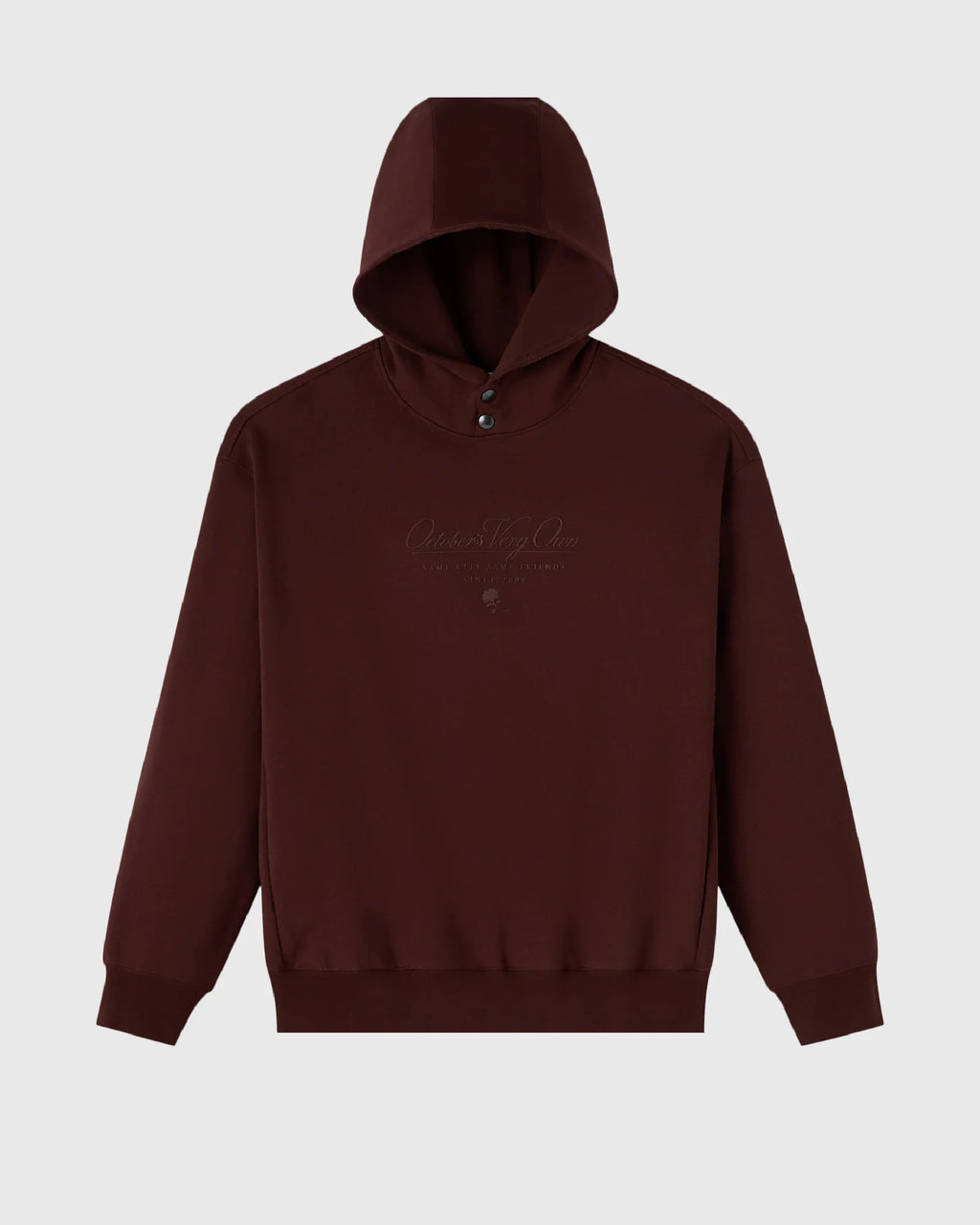 Double Knit Script Hoodie Cocoa