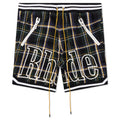 Flannel Court Logo Short Multi Green