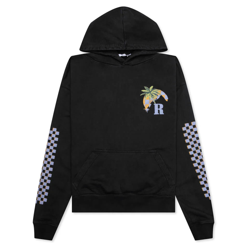 Moonlight Tropics Hoodie Vintage Black