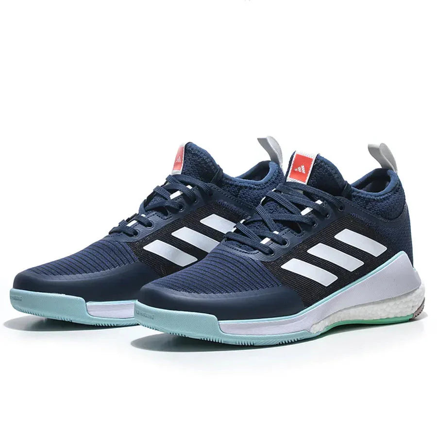 Tênis Adidas Crazyflight Mid Azul Branco Preto