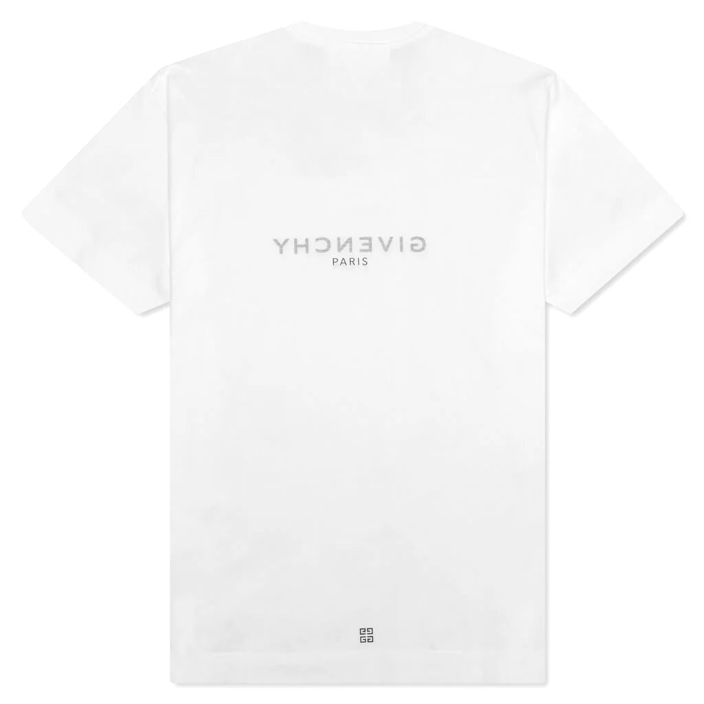 Paris Reverse Oversized Shirt White