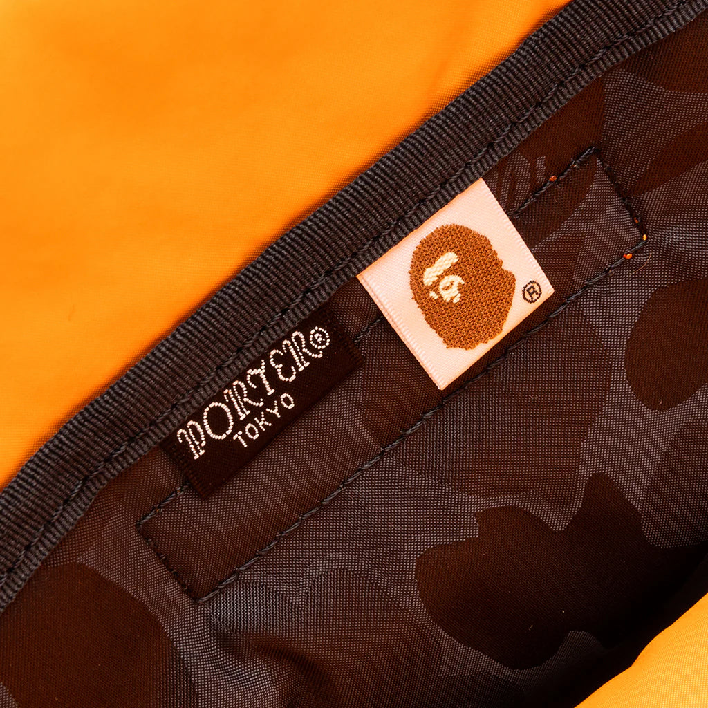 A Bathing Ape x Porter ABC Polyester Jacquard Backpack Black