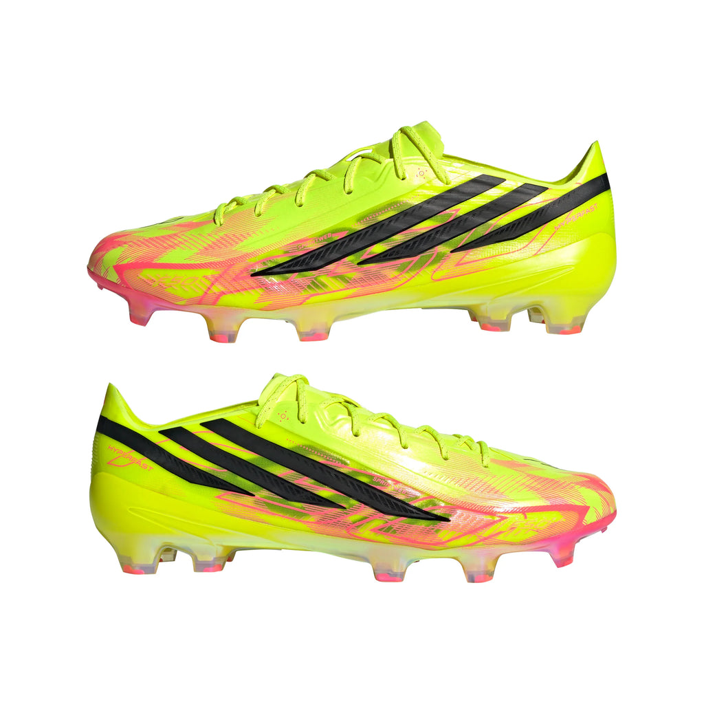 adidas F50 Hyperfast Elite Firm Ground Mens Soccer Cleats Yellow Black