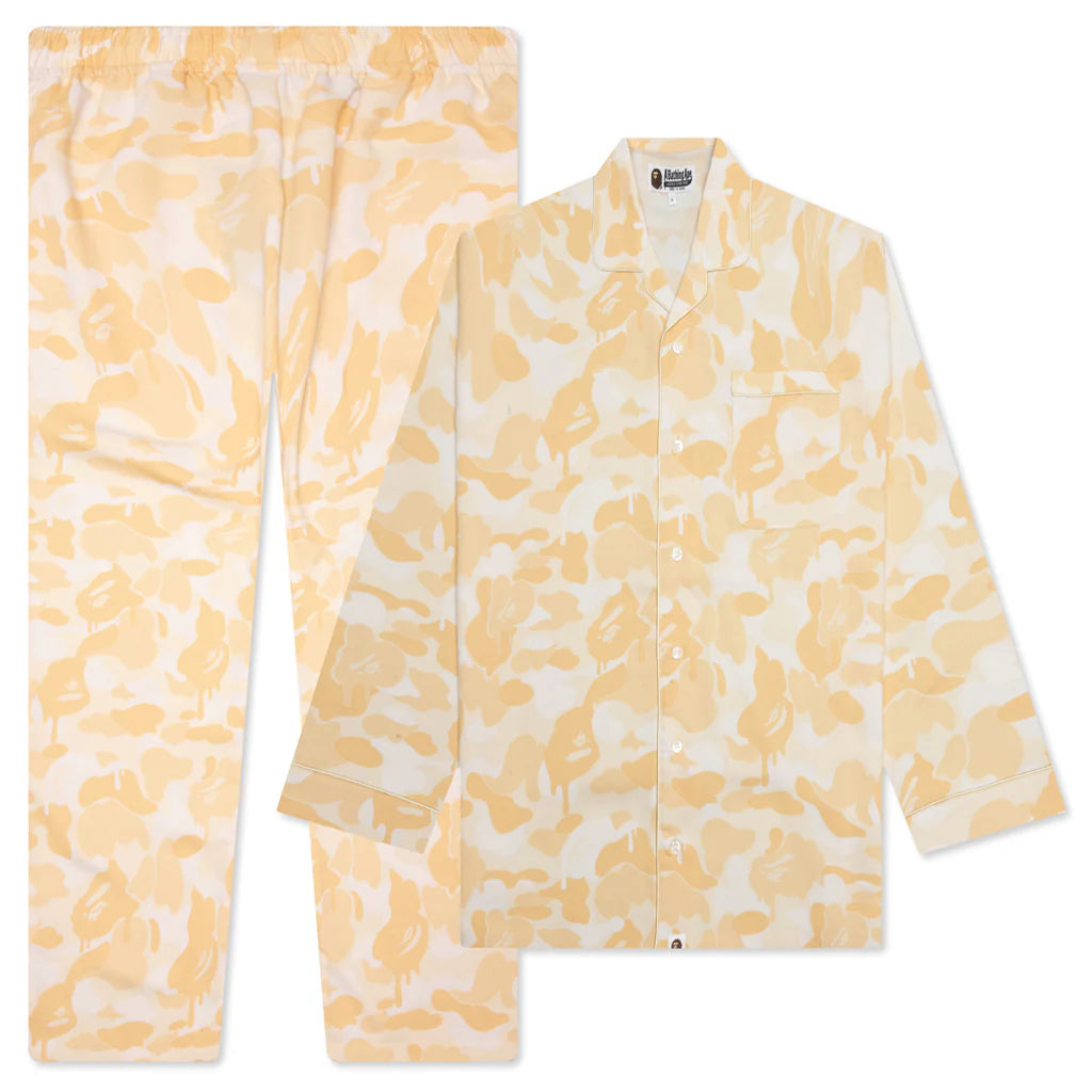 Valentine Chocolate Camo Pajamas Ivory
