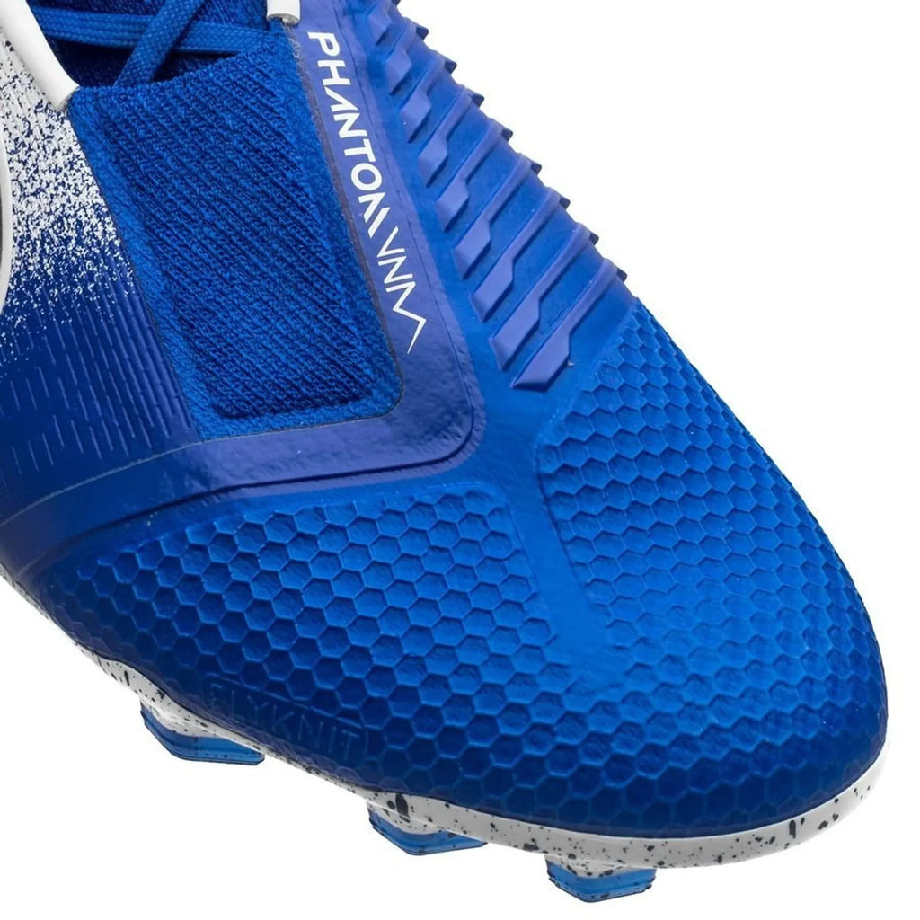 Nike Phantom Venom Elite FG Firm Ground Soccer Cleats White Racer Blue