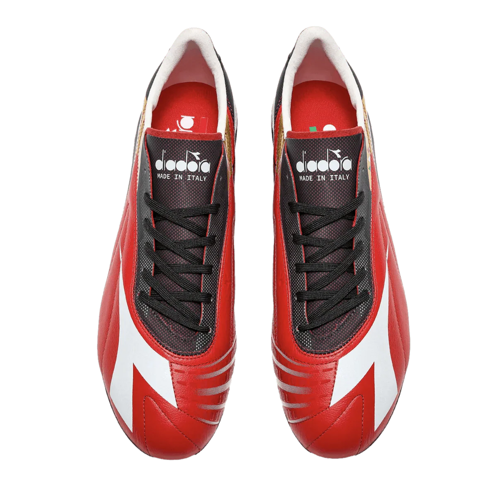 Diadora Maximus Veloce ITA SLX FG Firm Ground Boots Red White Black