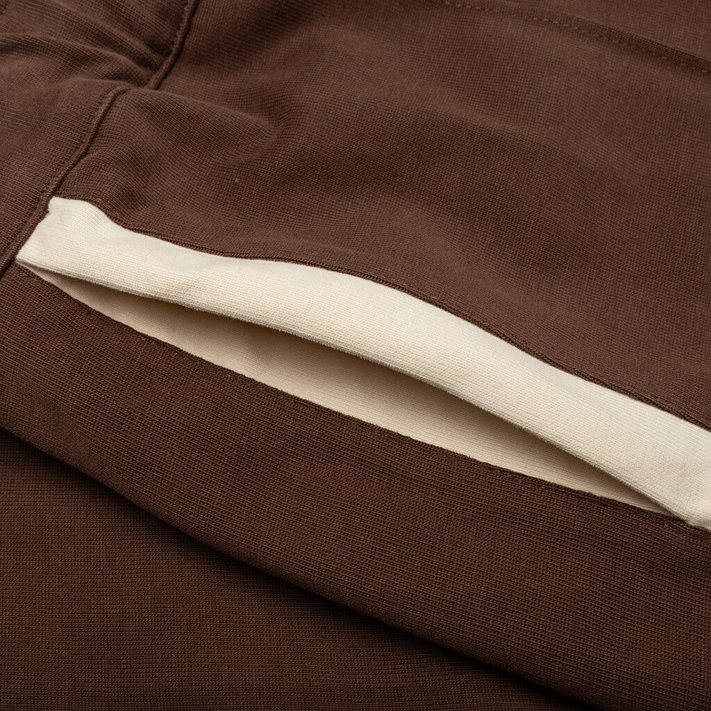 Heavy Cotton Track Pant Brown