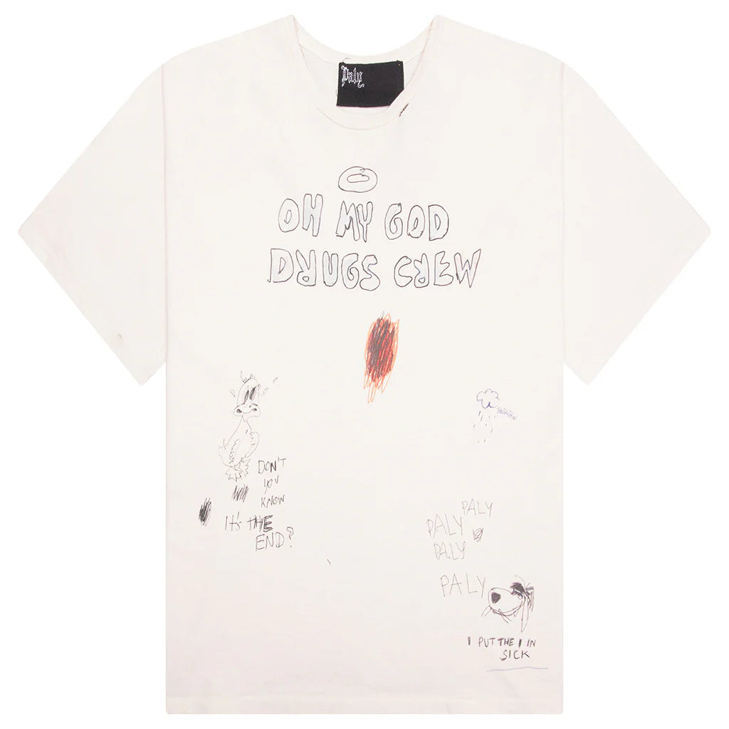 Drugs Crew Tee Ivory