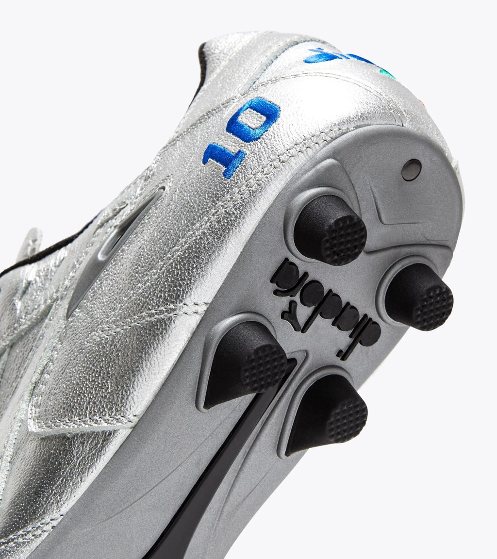 Diadora M Winner ITA OG 94 LT MDPU Firm Ground Soccer Cleats Silver