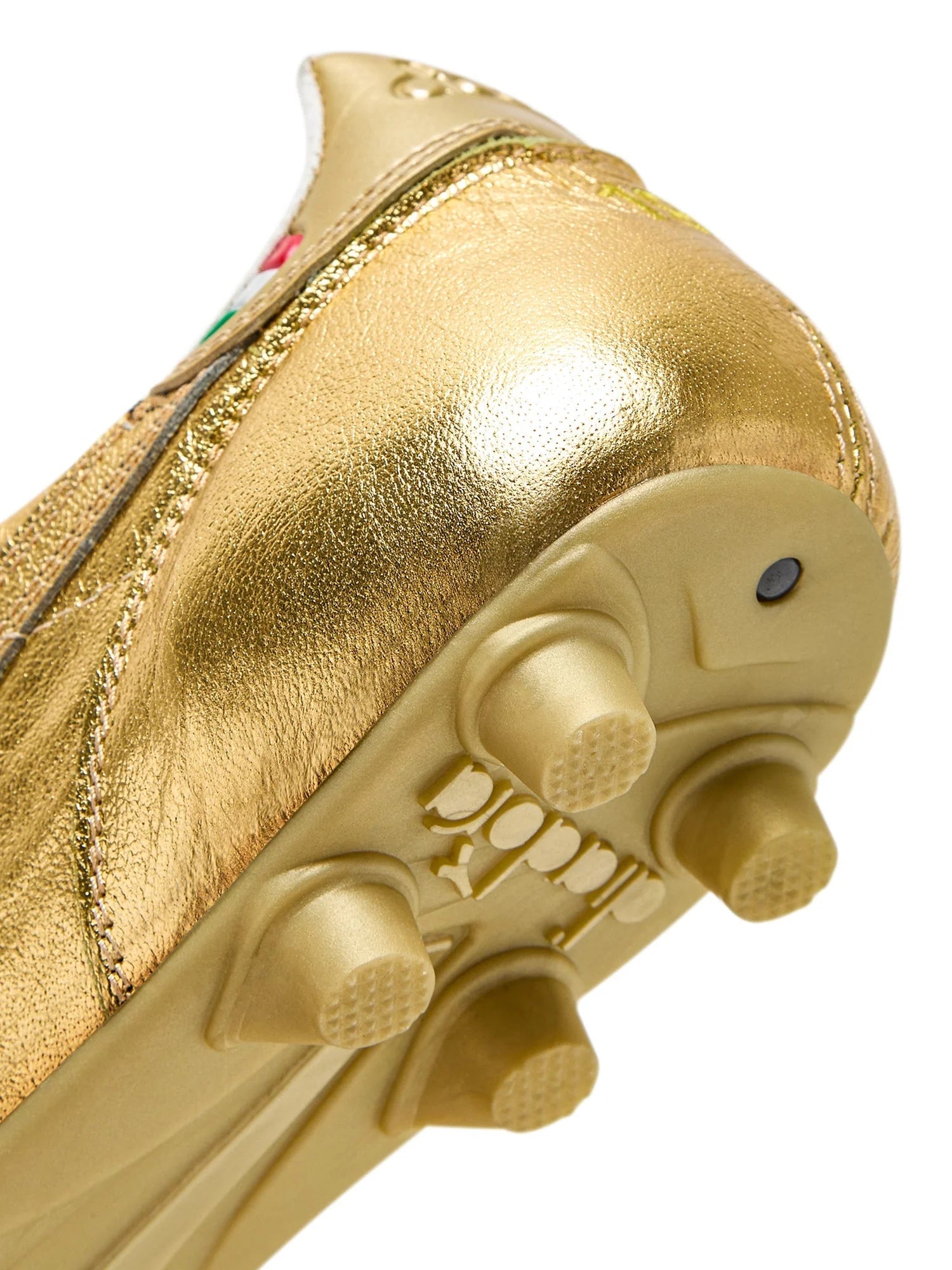 Diadora Brasil Italy OG LT MDU FG Firm Ground Soccer Cleats Gold