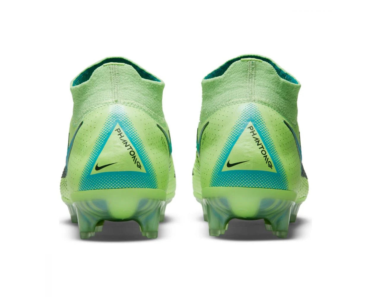 Nike Phantom GT Elite DF FG Firm Ground Soccer Cleats Lime Glow Aquamarine