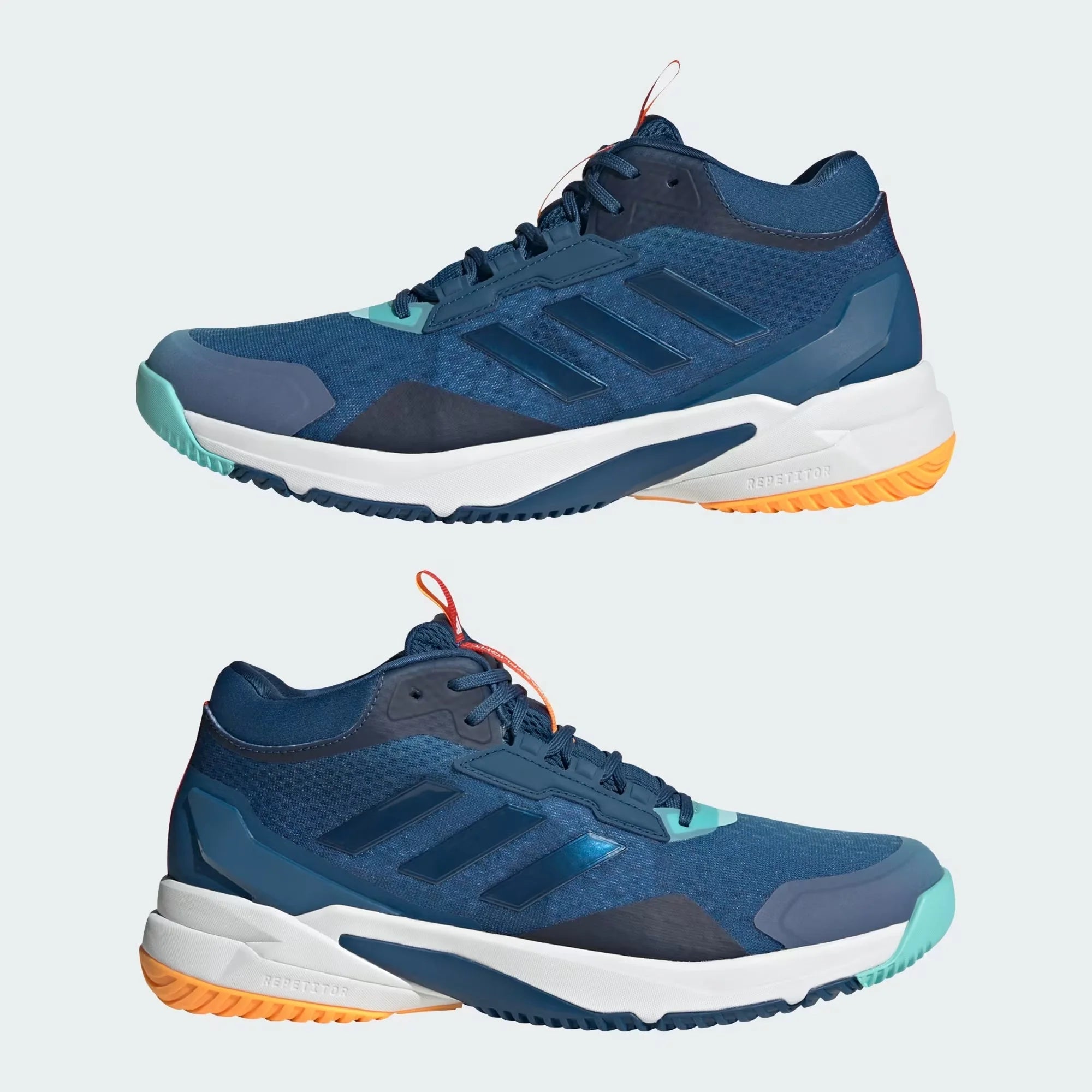 Tênis Adidas Crazyflight Mid 6 Azul Escuro Branco