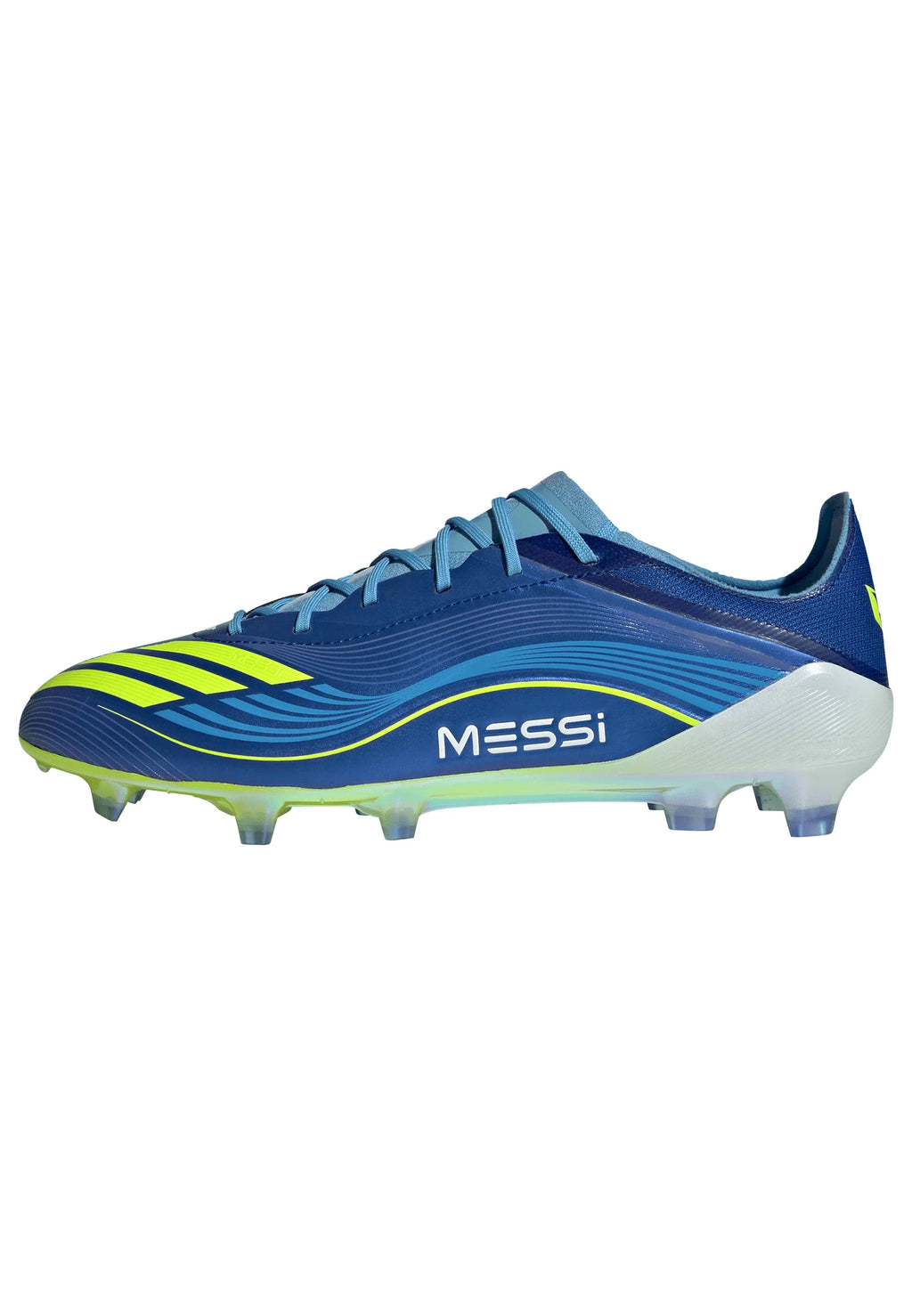 adidas F50 Messi Elite FG Mens Soccer Cleats Royal Blue Yellow Blue