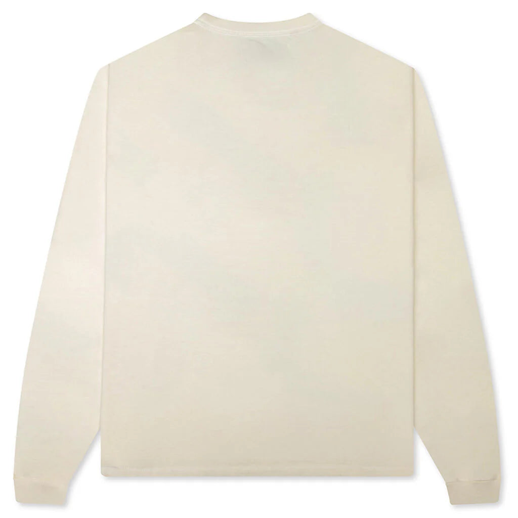 French Logo Lux L S Tee Cream