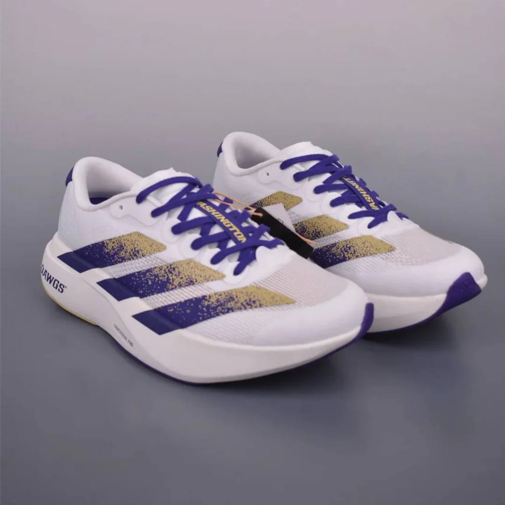 Tênis Adidas Adizero Evo SL Roxo Branco Dourado