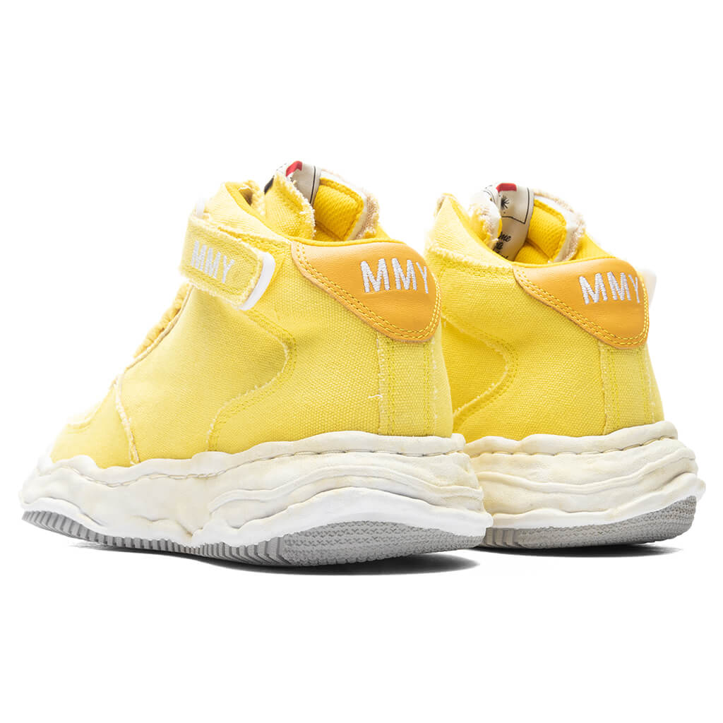 Wayne High OG Sole Washed Canvas Sneaker Yellow