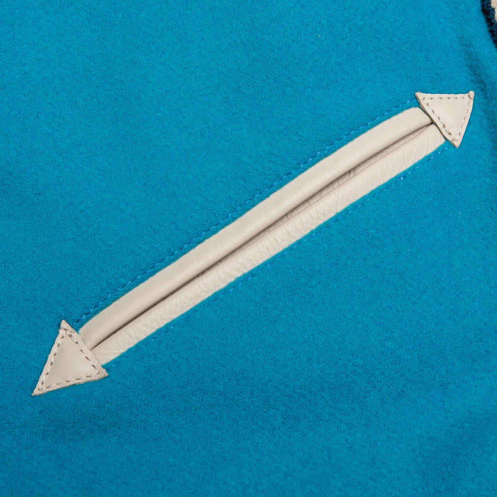 Classic Varsity Jacket Algers Blue