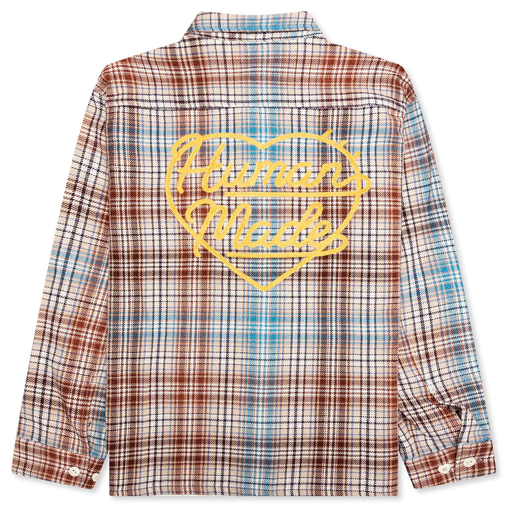 Check Shirt White
