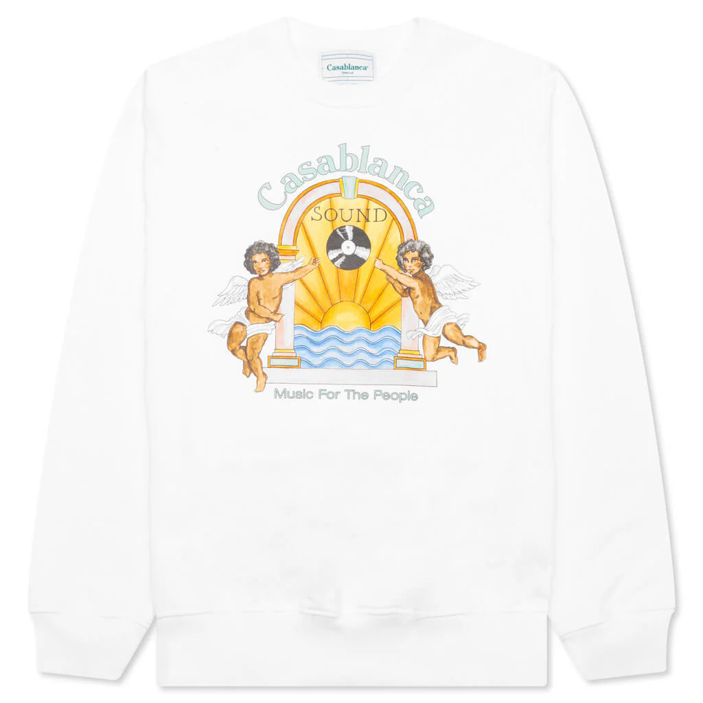 Studio De Musique Loopback Crewneck Off White