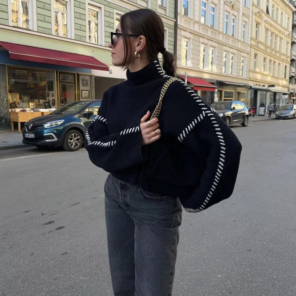 Suéter Gola Alta Laura