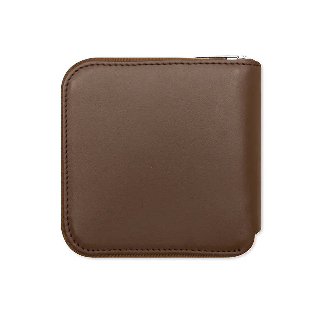Zipped Wallet Camel Brown