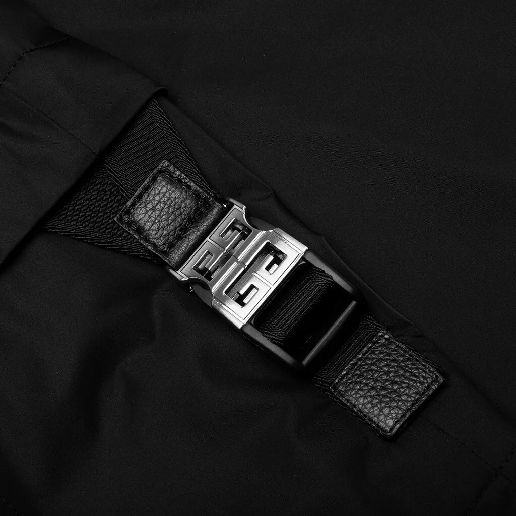 Buckle Cargo Pants Black