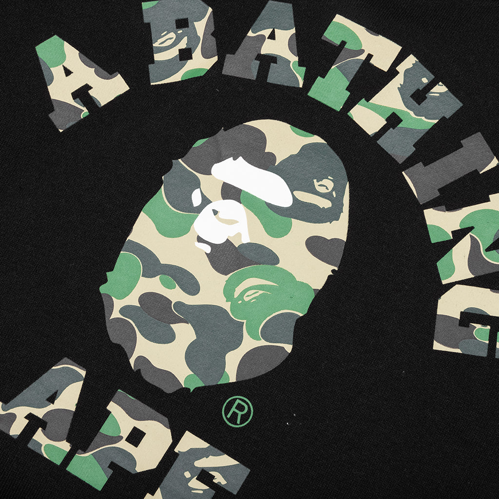 Abc Camo College Pullover Hoodie Black