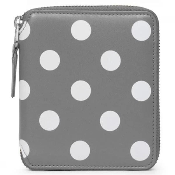 Comme des Garcons SA2100PD Polka Dots Wallet Grey