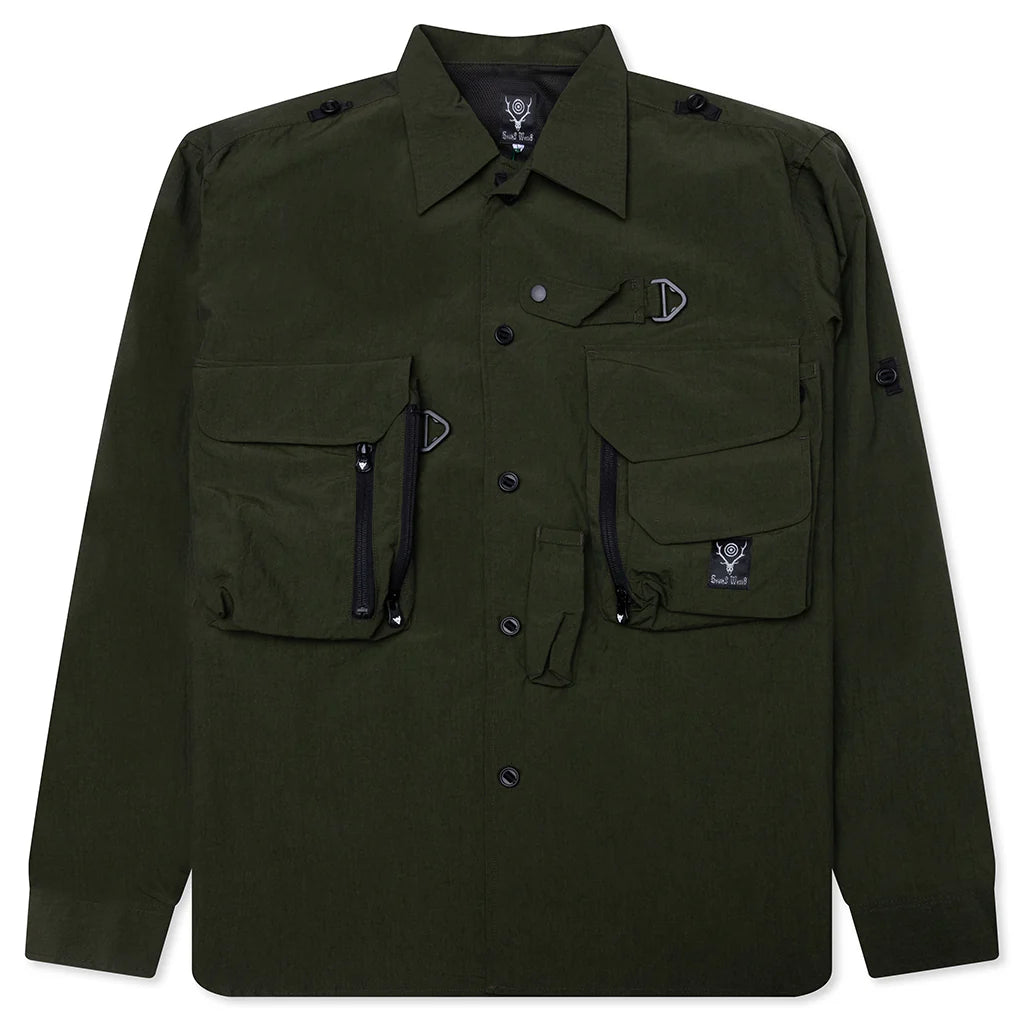 Tenkara Trout Nylon Ripstop Shirt Green