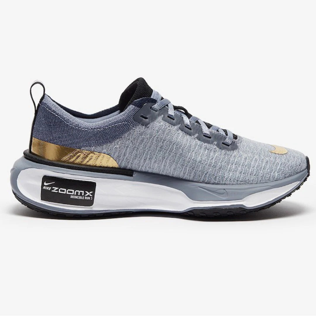 Nike Invincible Run 3 Azul Dourado