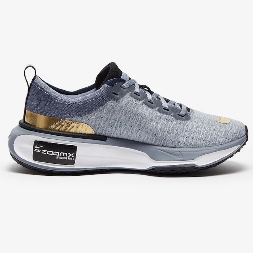 Nike Invincible Run 3 Azul Dourado