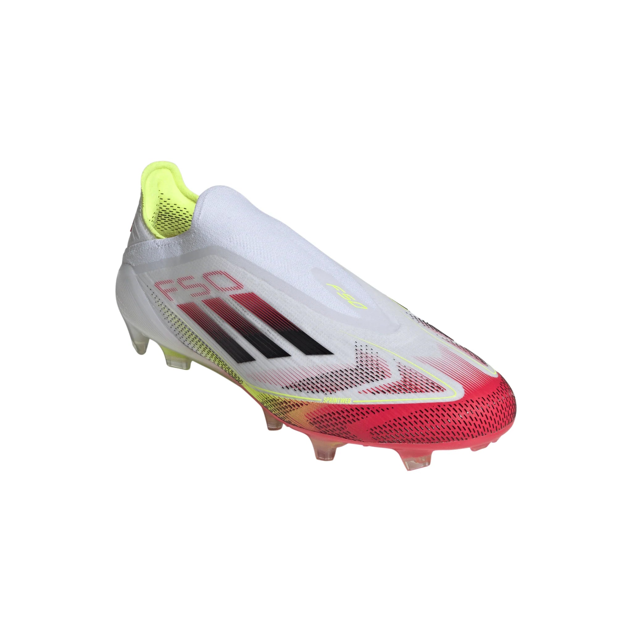 adidas F50 Elite Laceless Firm Ground Mens Soccer Cleats White Black