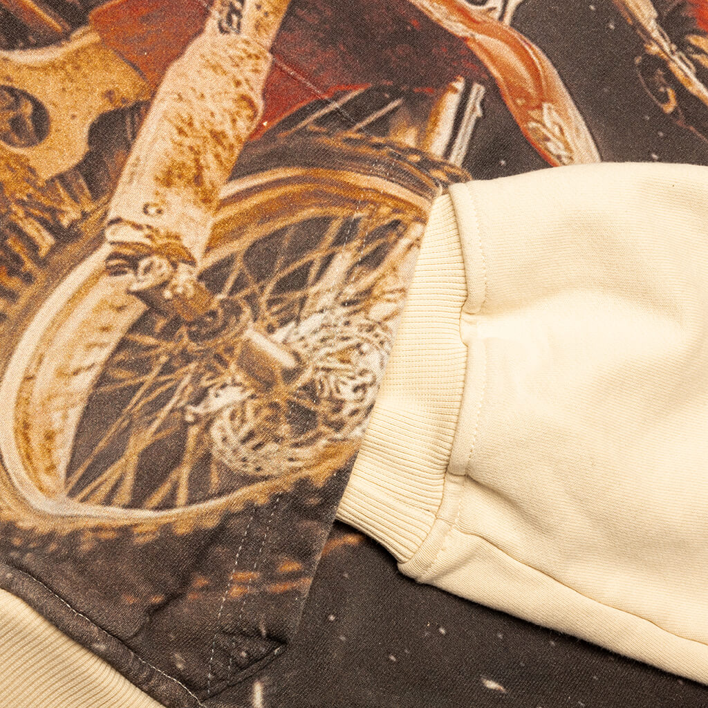Motocross Hoodie Bone