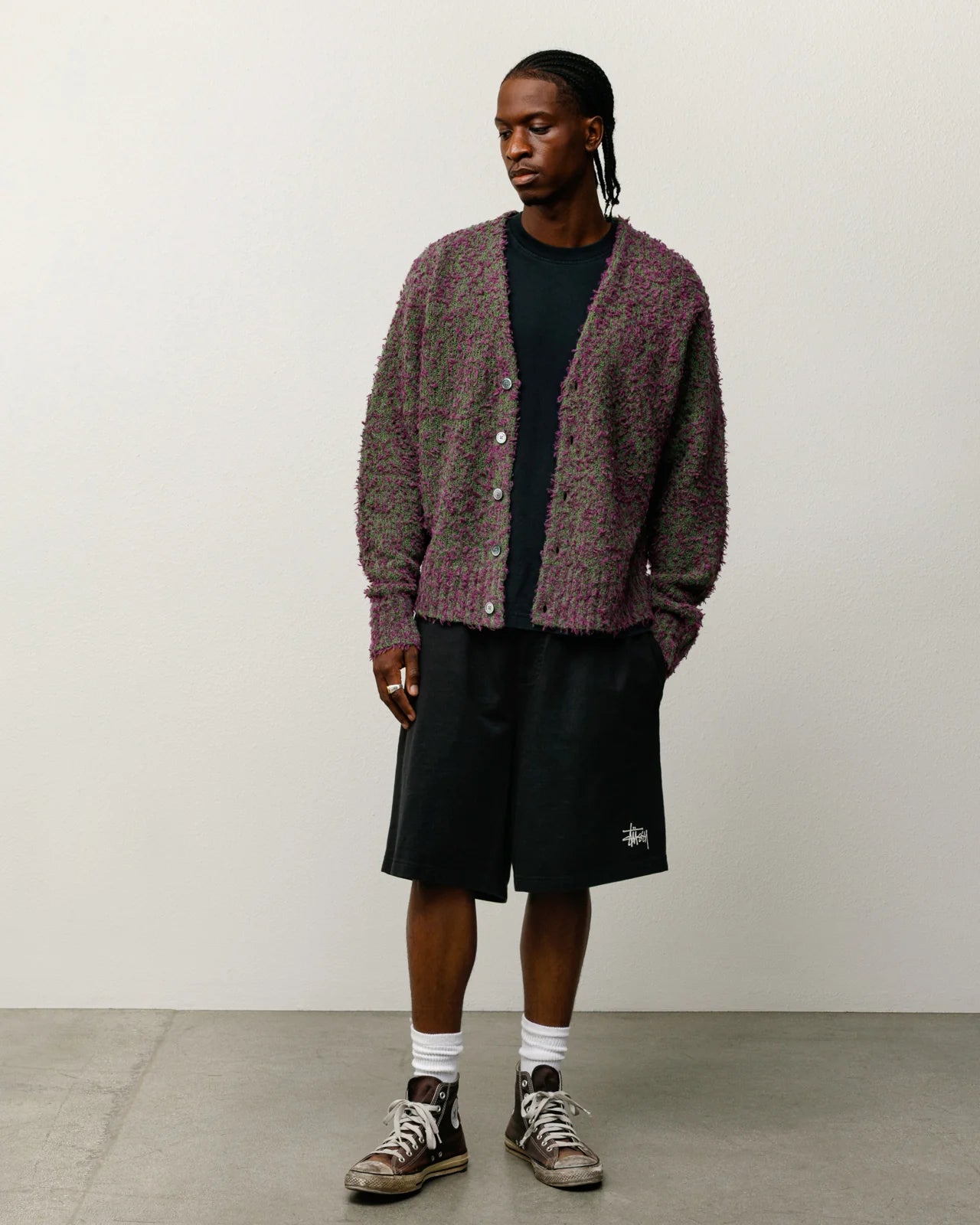 TEXTURED CARDIGAN