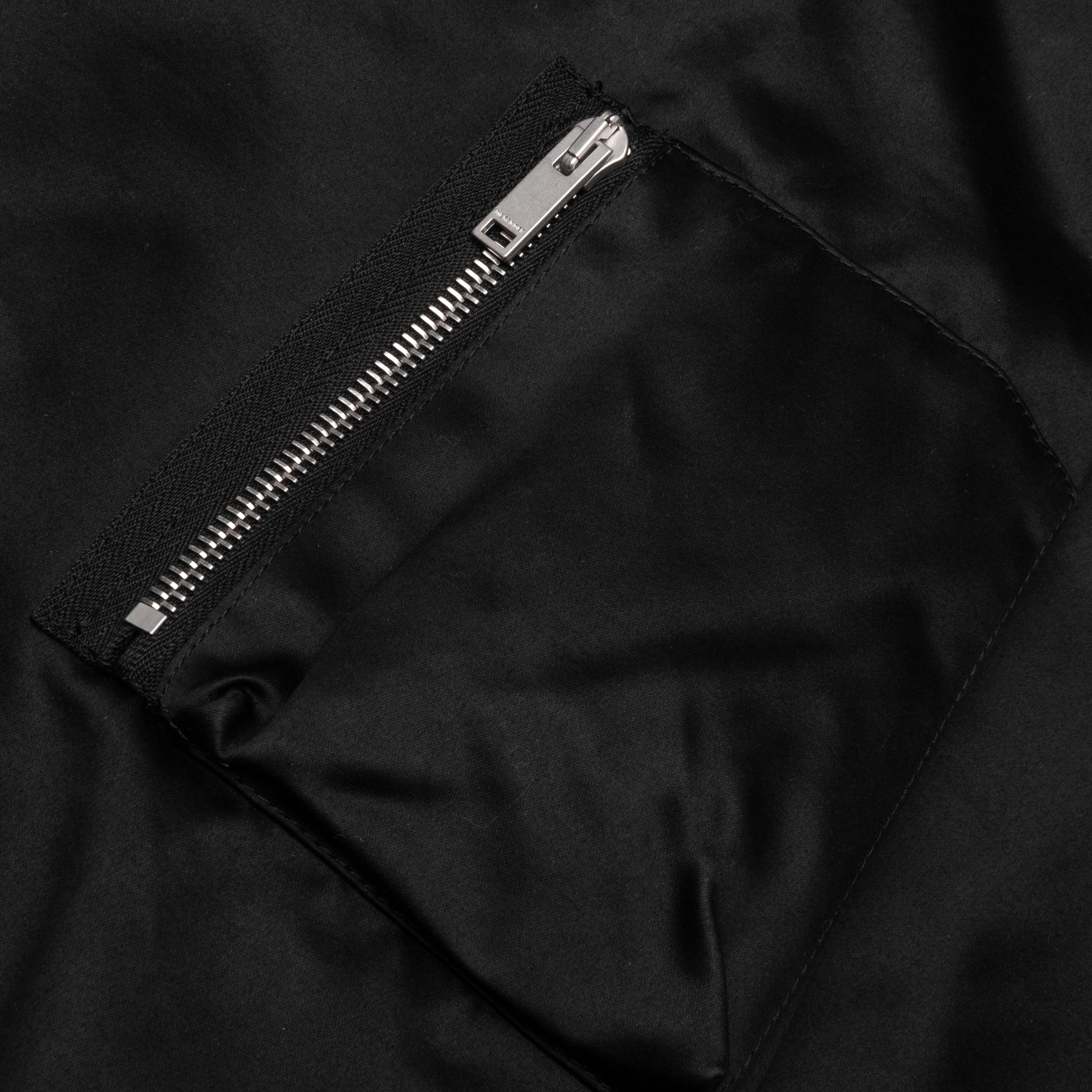 Oversized Bomber Jacket Pitch Black