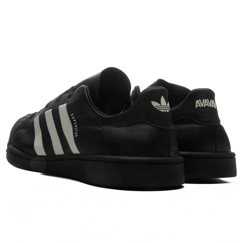 adidas Originals x Avavav Womens Superstar Core Black Ivory Off White