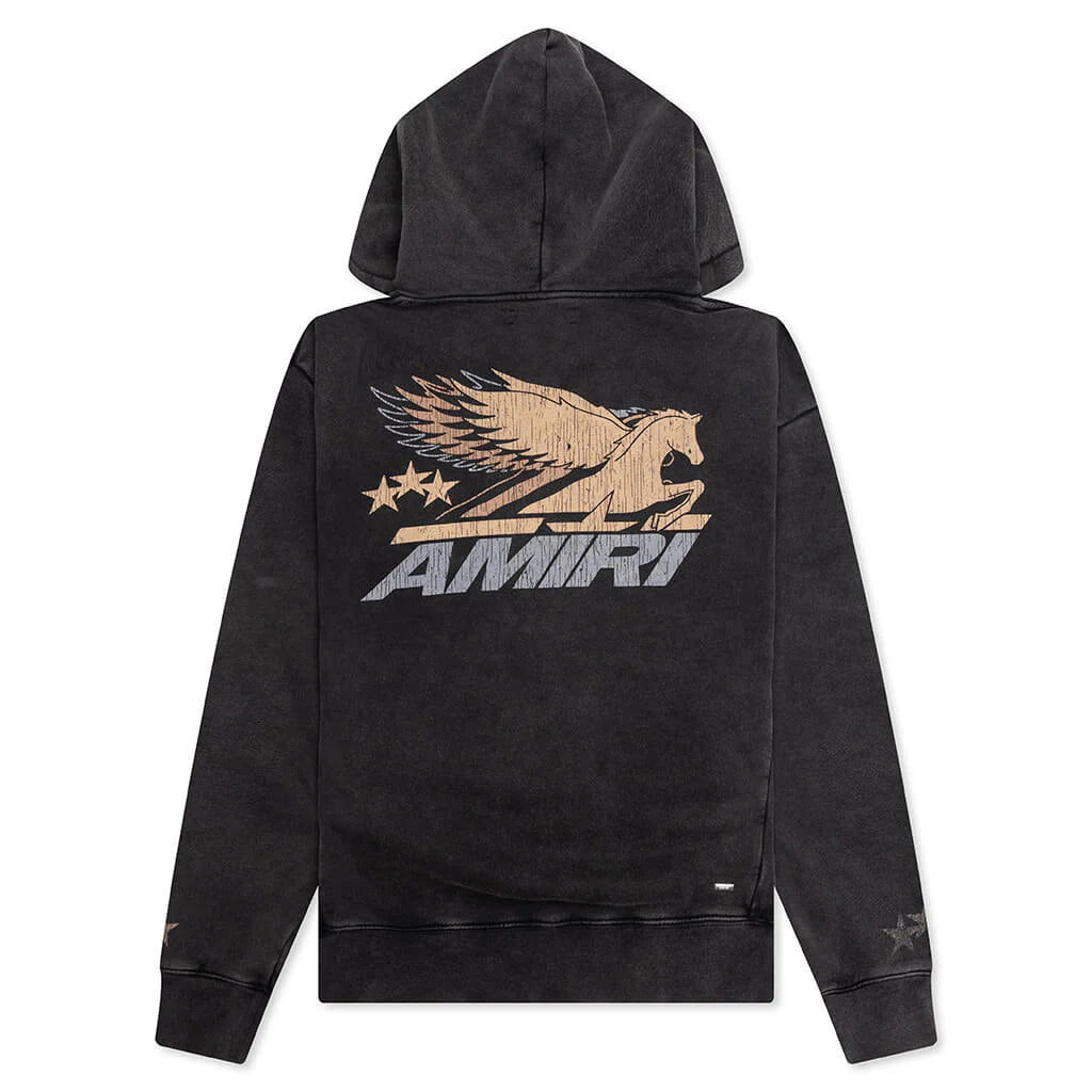 Vintage Pegasus Hoodie Black
