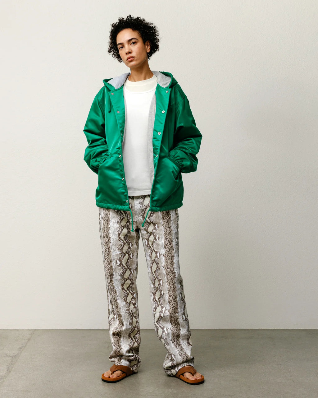 HOODED COACHES JACKET