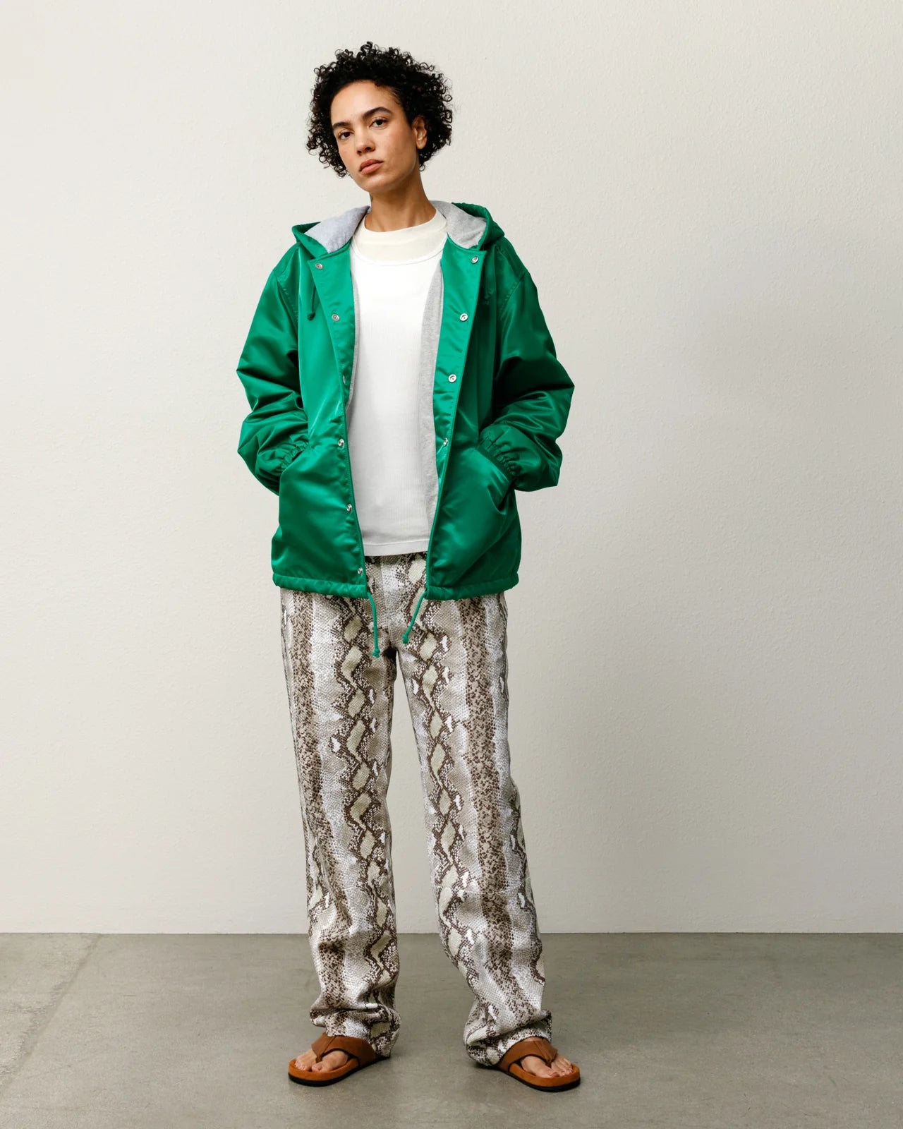 HOODED COACHES JACKET