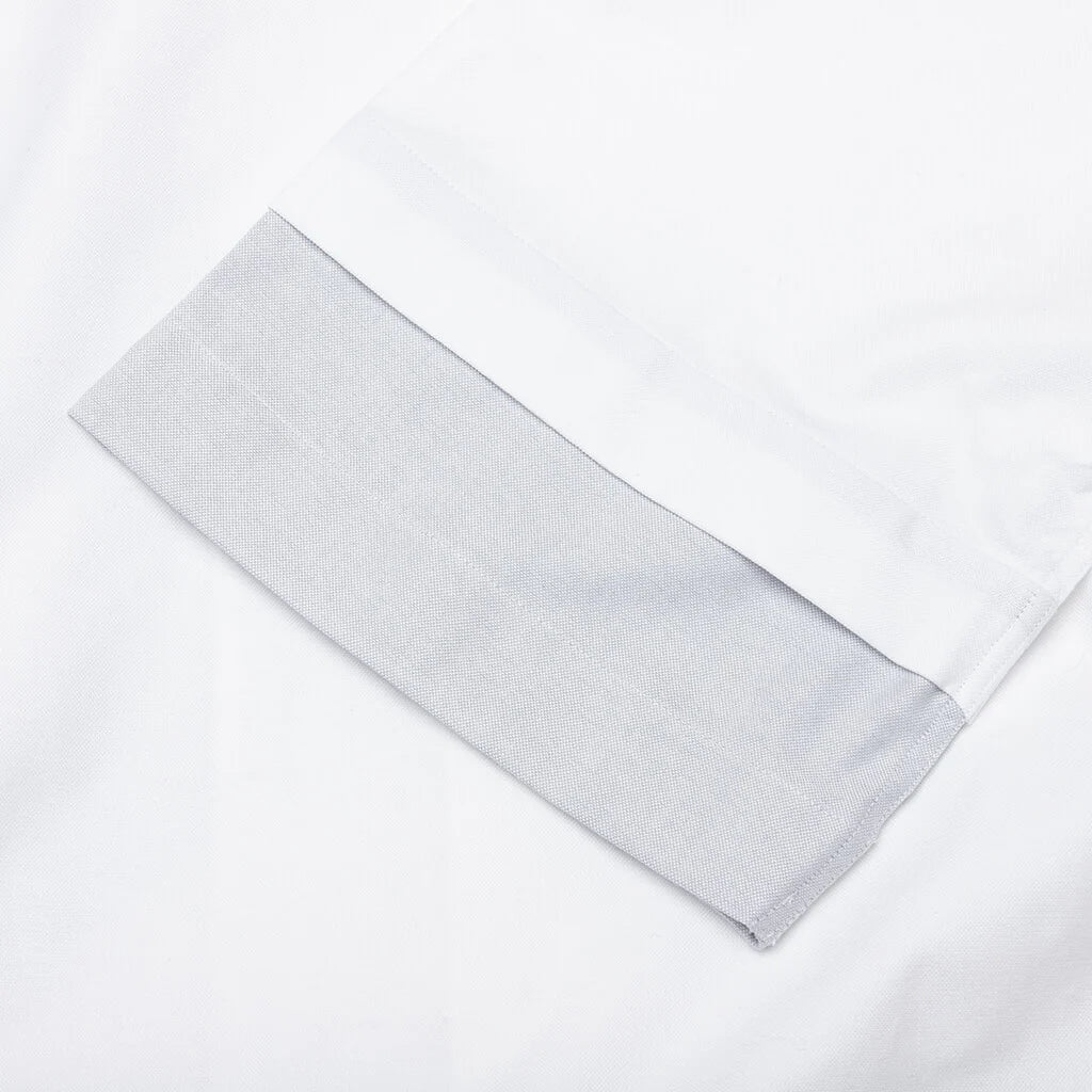 Double Layer Short Sleeve Shirt White