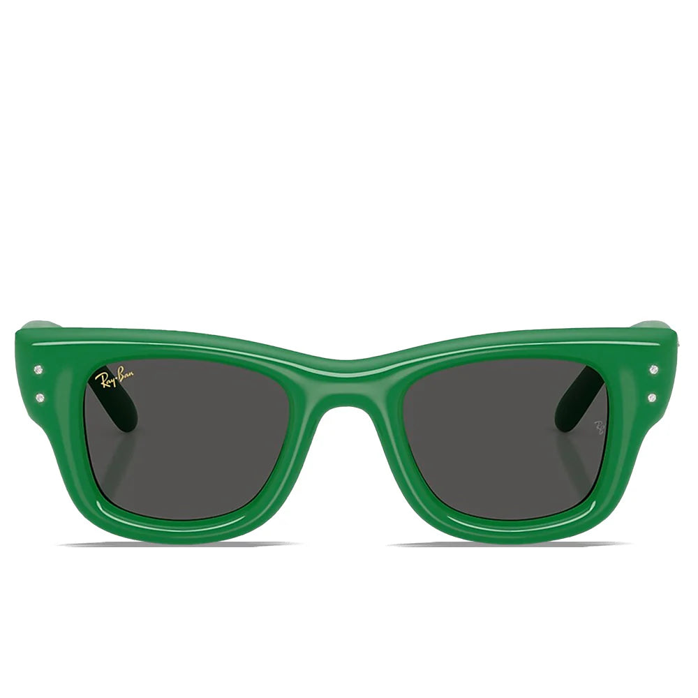 Ray Ban x AAP Rocky Wayfarer Puffer Crystal Edition Green Strass