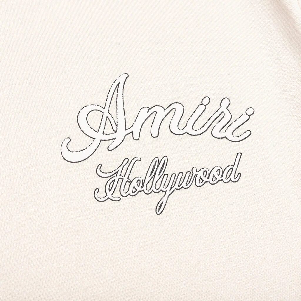 Amiri Hollywood Tee Alabaster