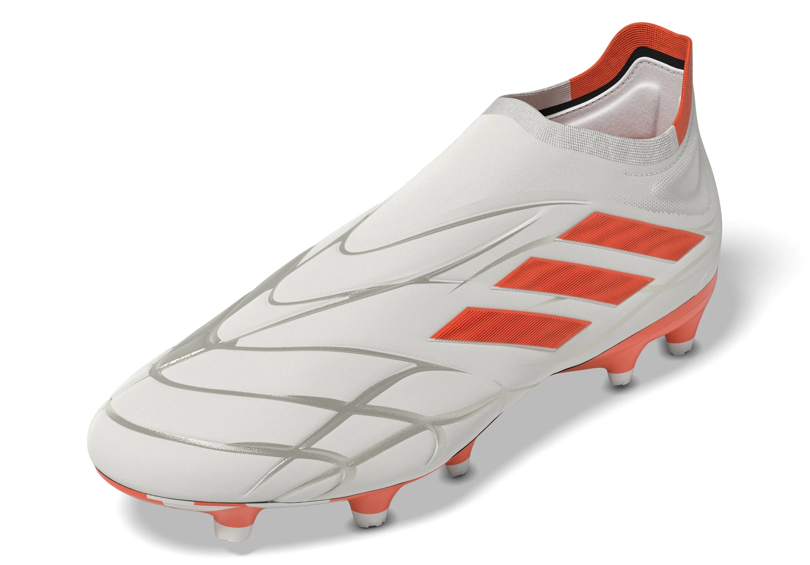 adidas Copa Pure FG Firm Ground Soccer Cleats White Solar Orange