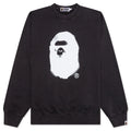Spray Ape Head Crewneck Black
