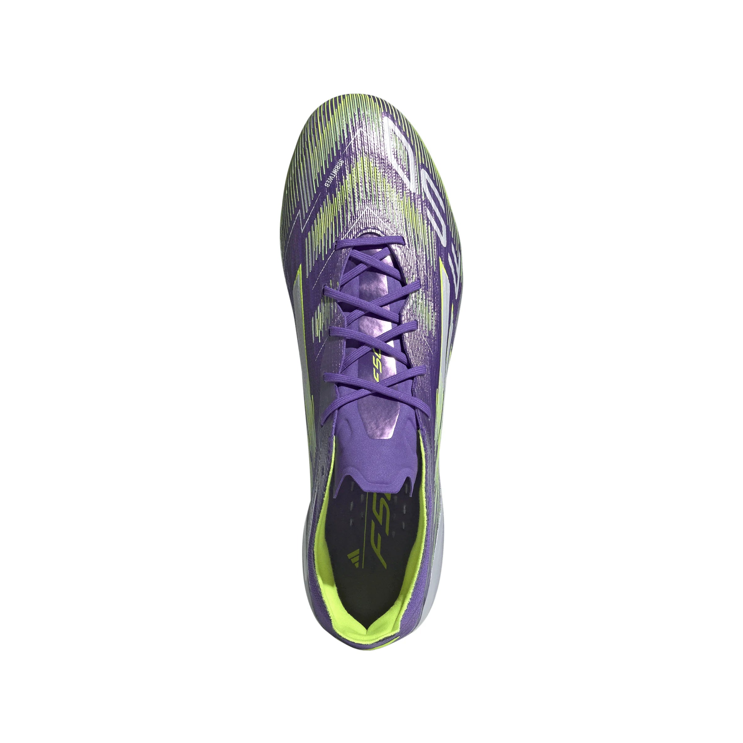 adidas F50 Elite Firm Ground Soccer Cleats Purple White Lemon